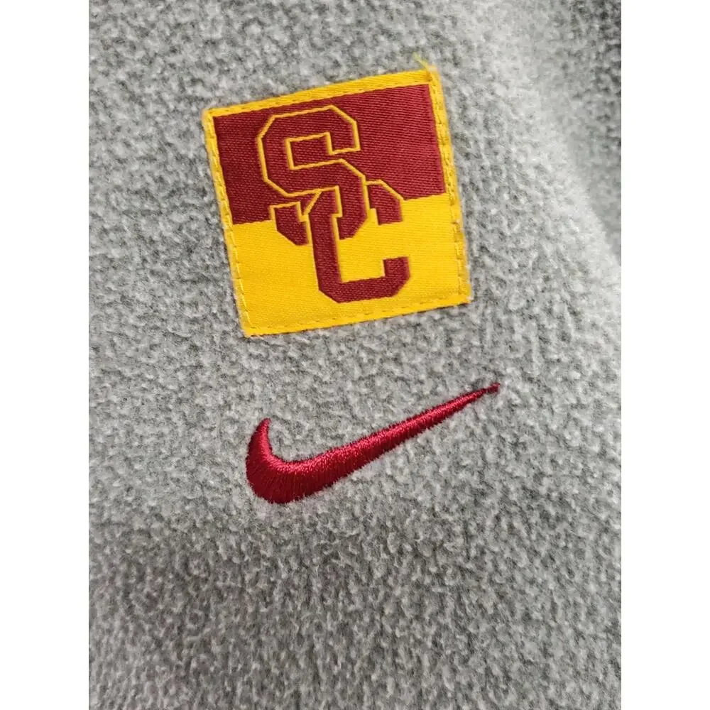 Nike University of Southern California Trojans Womens Sz Medium Grey Fleece